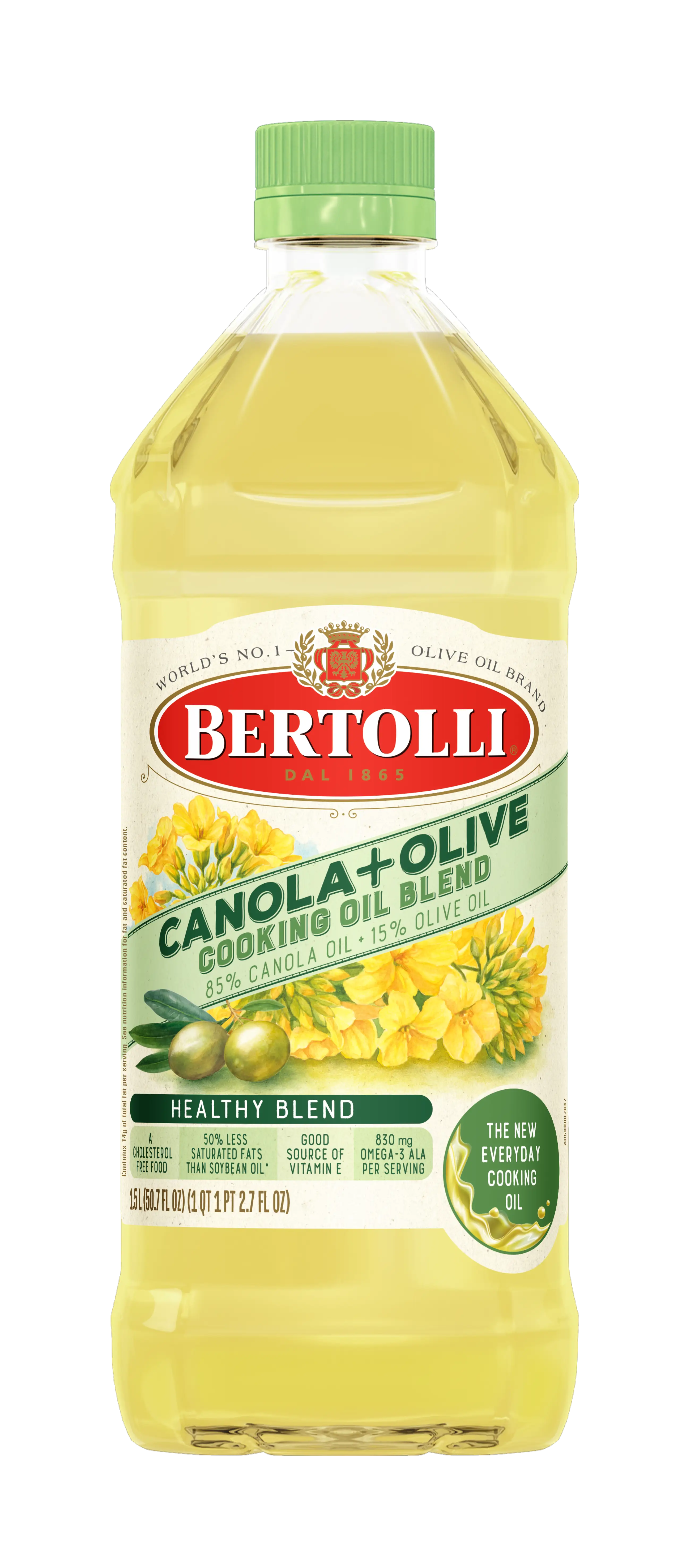 Bertolli Canola + Olive 50.7 FL OZ family-size bottle
