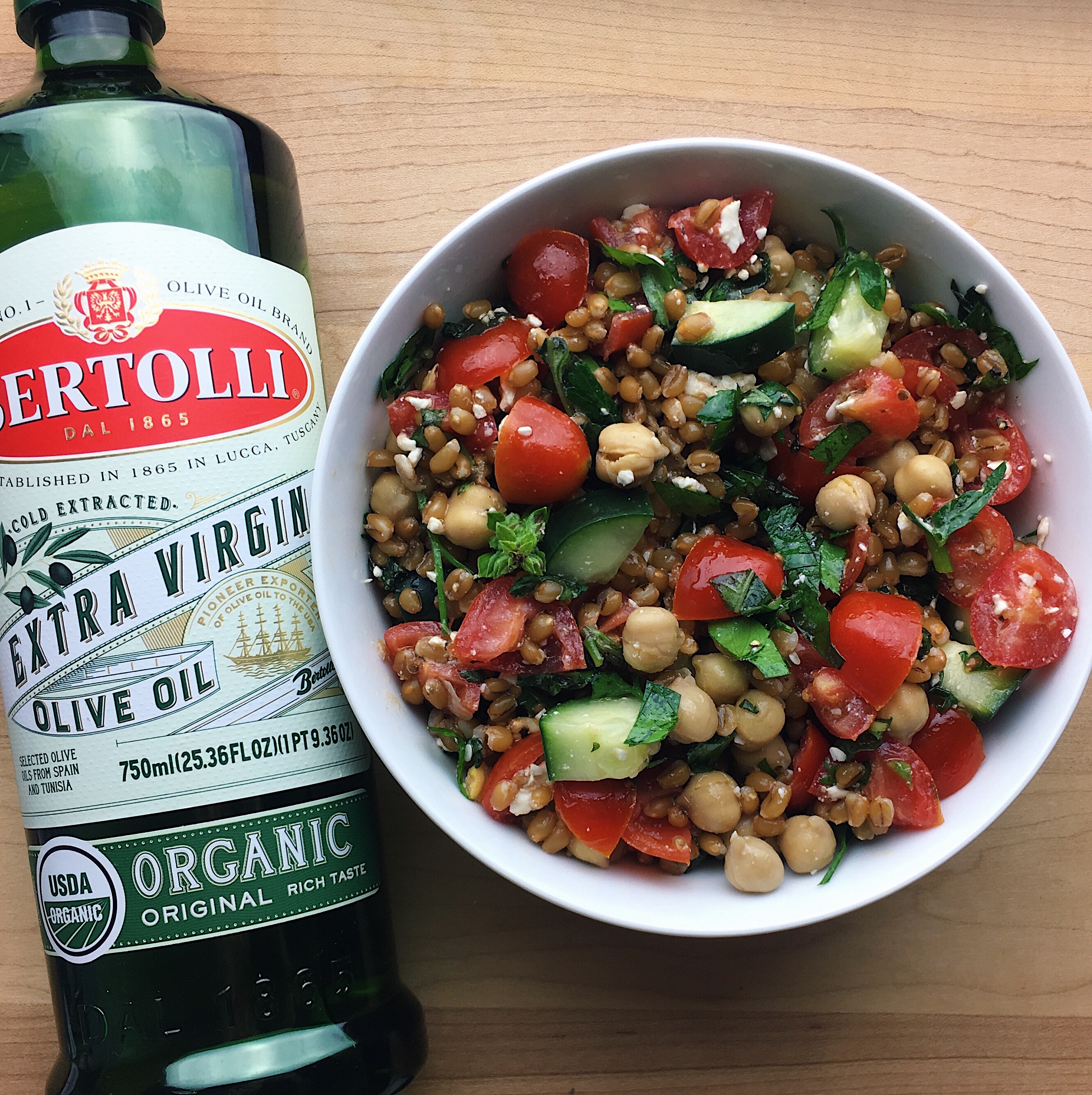 Bertolli Extra Virgin Olive Oil with Healthy Salad Bowl