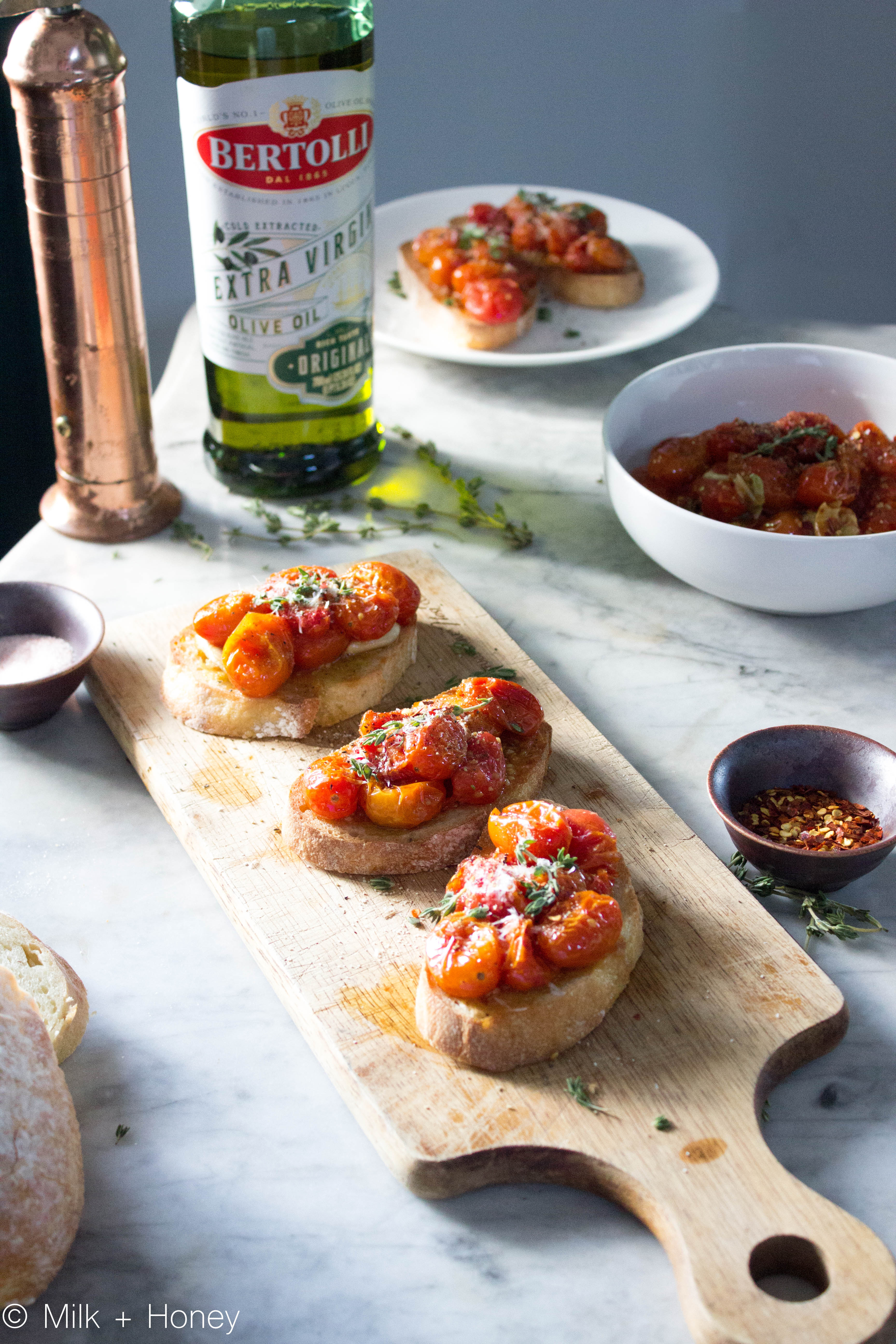 Bertolli Extra Virgin Olive Oil with Roasted Tomato Crostini