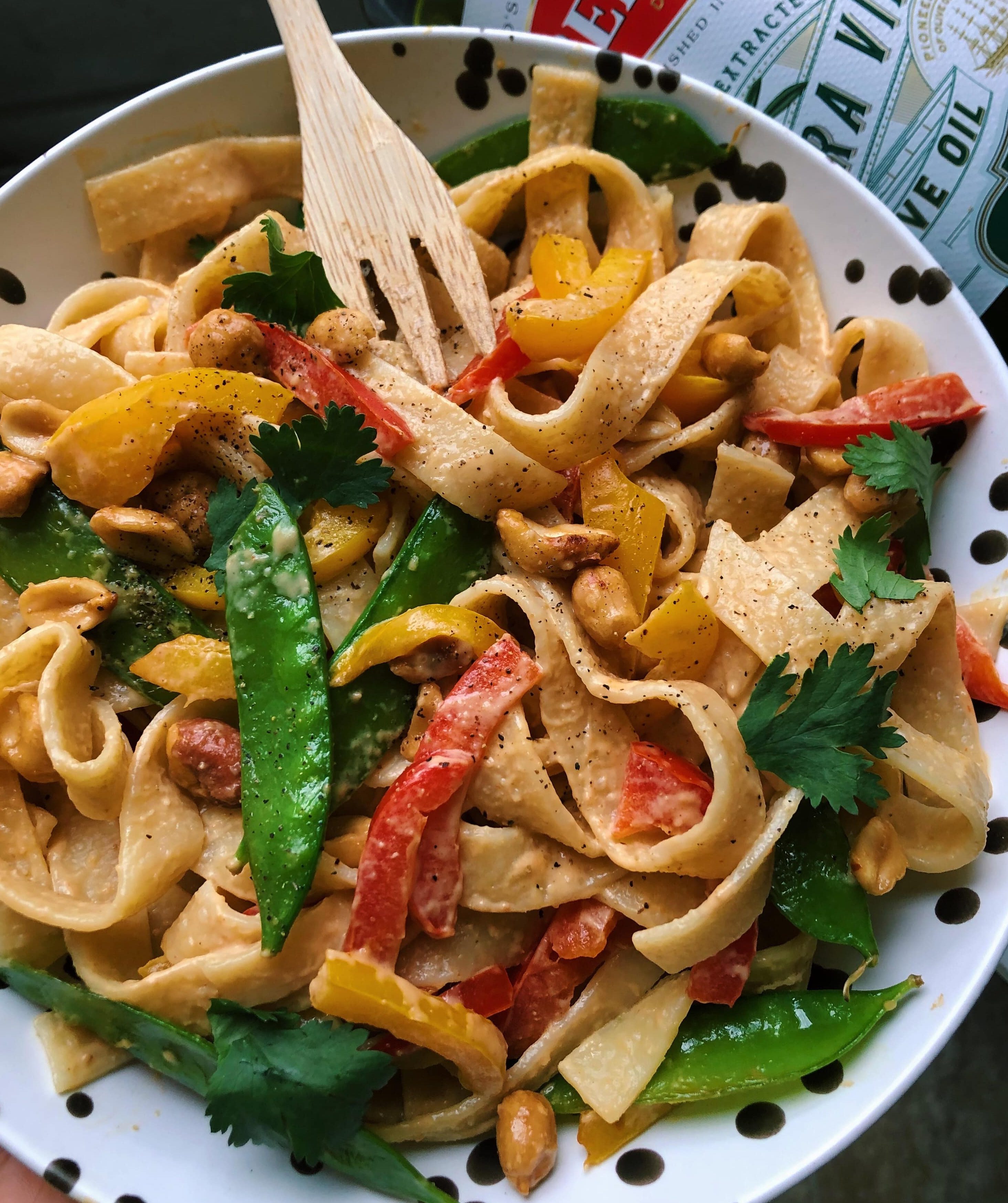 Thai Peanut Veggie & Noodle with Bertolli