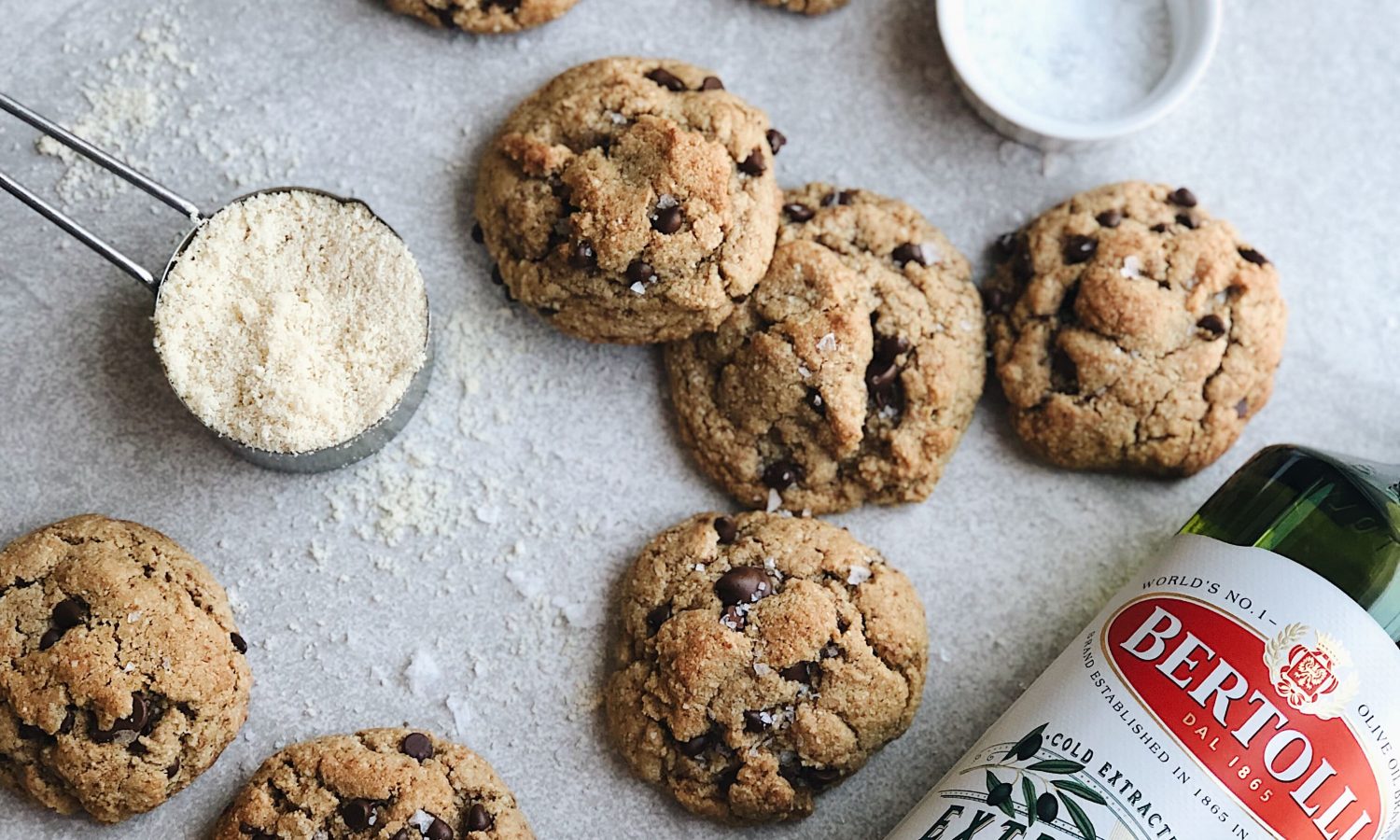 Olive Oil Almond Cookies representing quality Bertolli Olive Oil