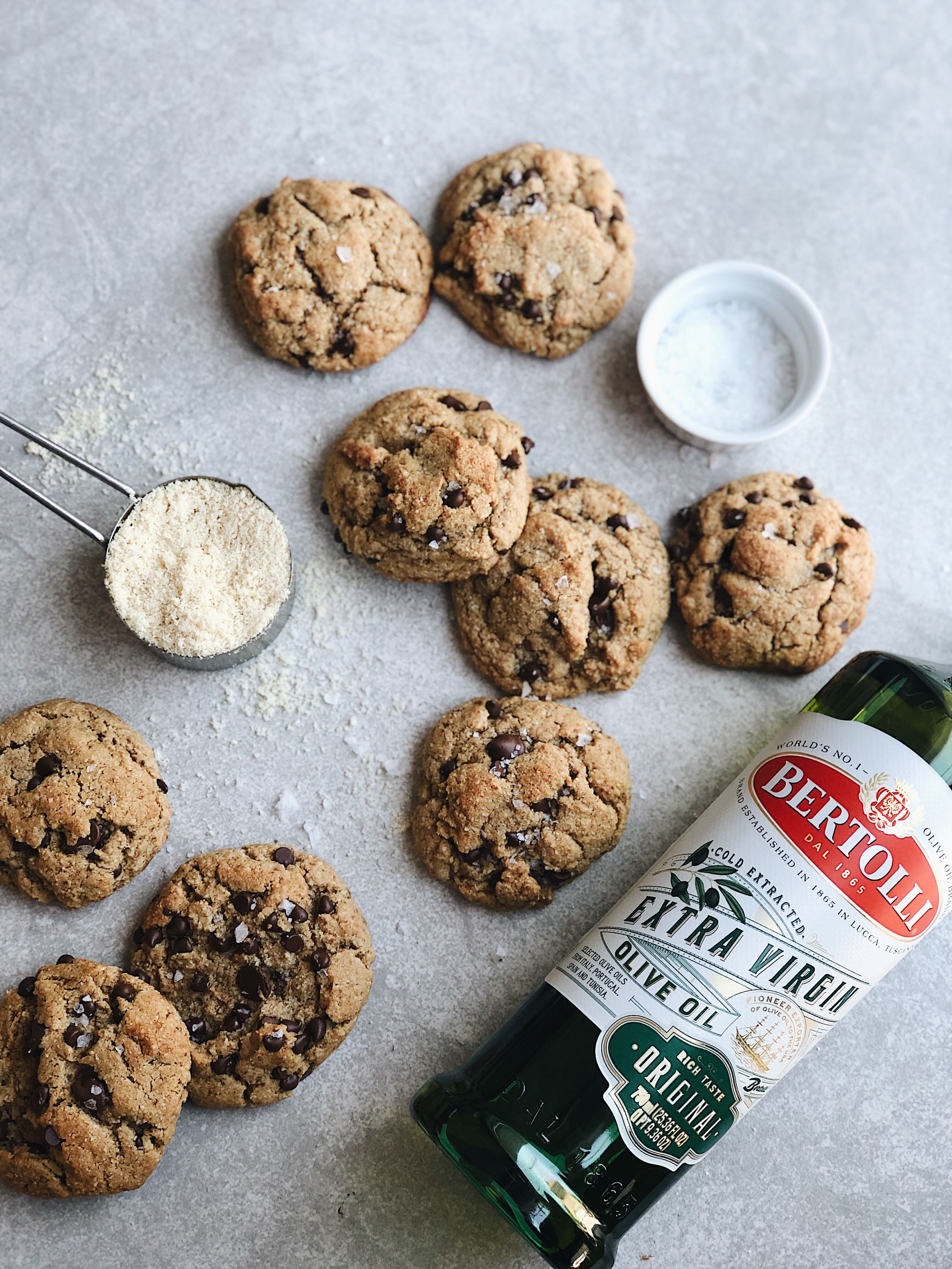 Olive Oil Almond Cookies representing quality Bertolli Olive Oil