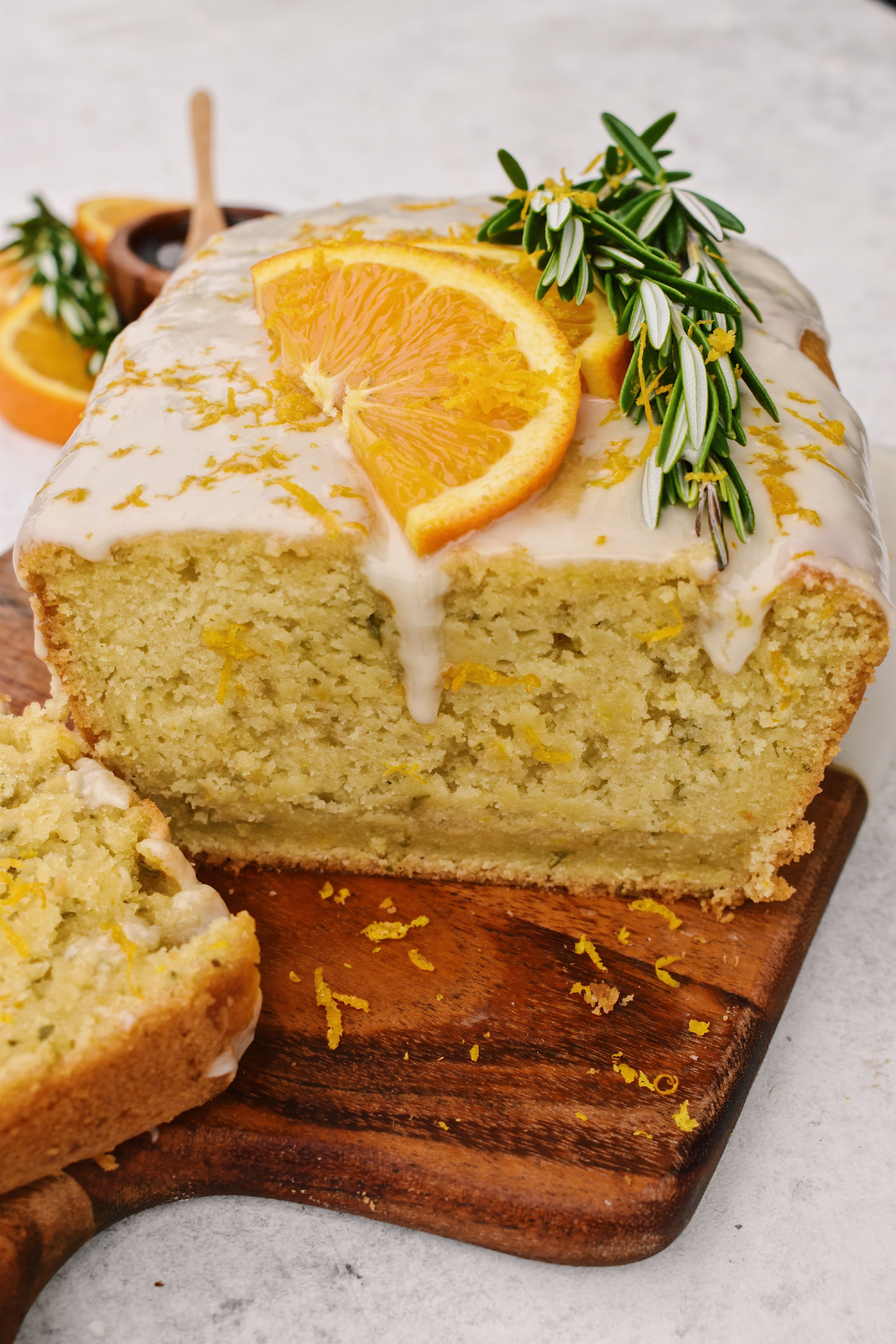 Orange Rosemary Loaf representing organic Bertolli Olive Oil