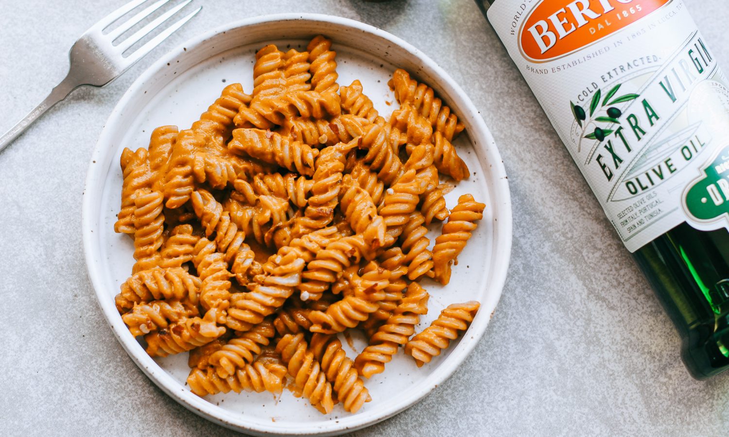 creamy tomato sauce pasta with Bertolli