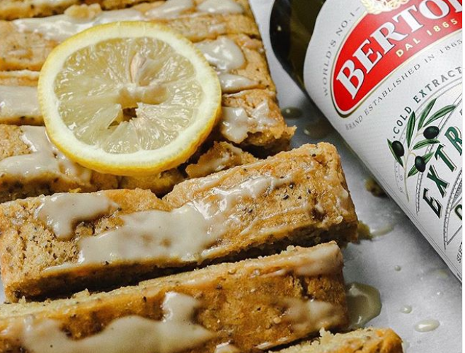 Lemon Orange Chia Seed Loaf with Bertolli Olive Oil