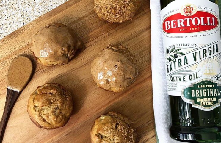 Banana Muffins with Bertolli Olive Oil