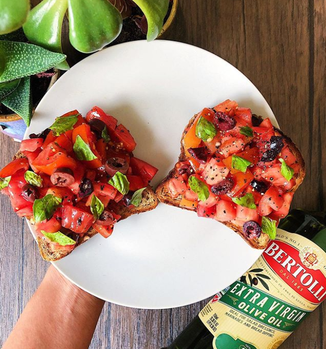 VEGAN BRUSCHETTA with Bertolli