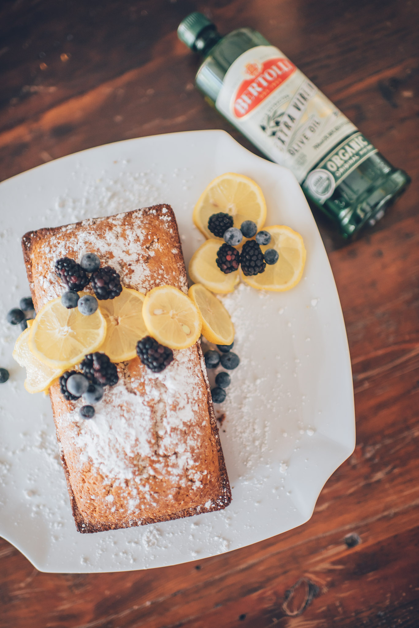 Lemon Pound Cake with Bertolli