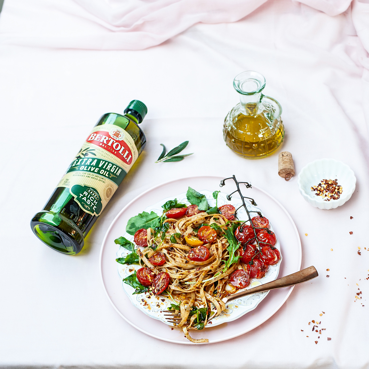 roasted cherry tomato pesto with Bertolli